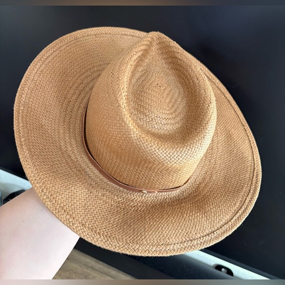Janessa Leoné Sherman 100% Straw Hat size M - Picture 5 of 12